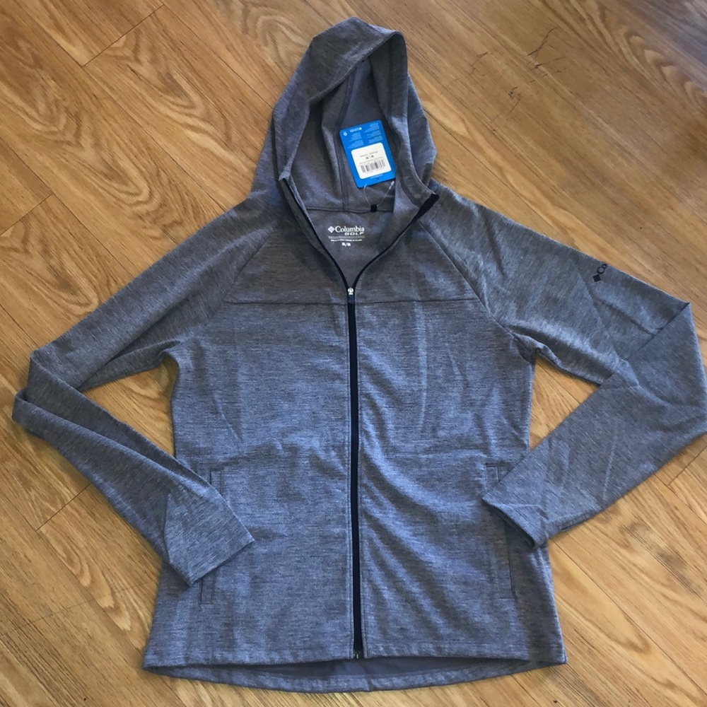 Columbia women’s Fill Zip jacket. Black. M. NWT